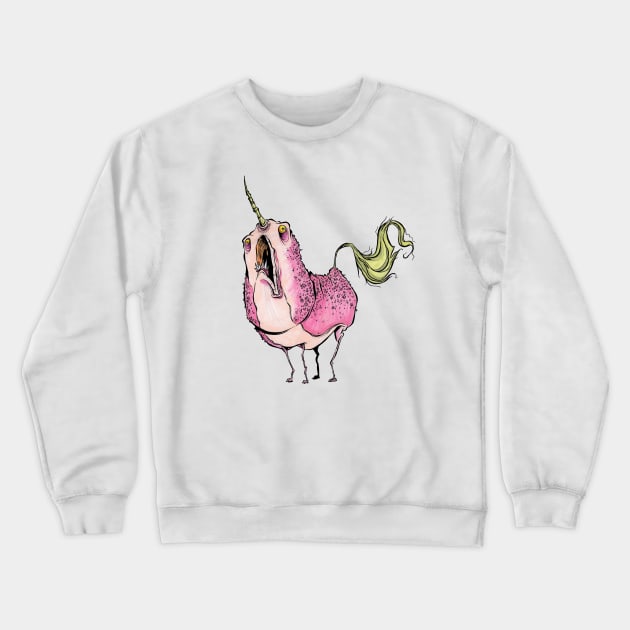 Behold! The regal and majestic Unicorn! Crewneck Sweatshirt by westinchurch